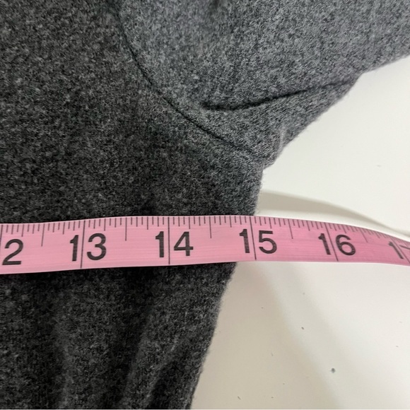 White House Black Market Heather Gray Long Sleeve Knit Dress - Picture 11 of 14